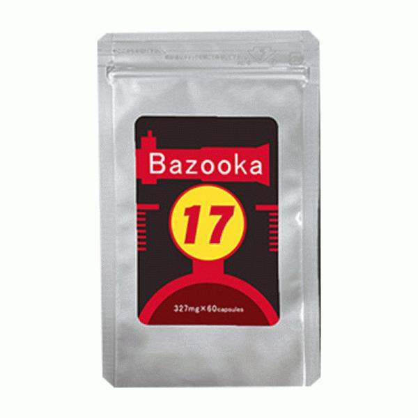 送料無料 バズーカ17 Bazooka17 男女兼用 サプリメント メンズ 男子力 元気 活力 応援 健康食品