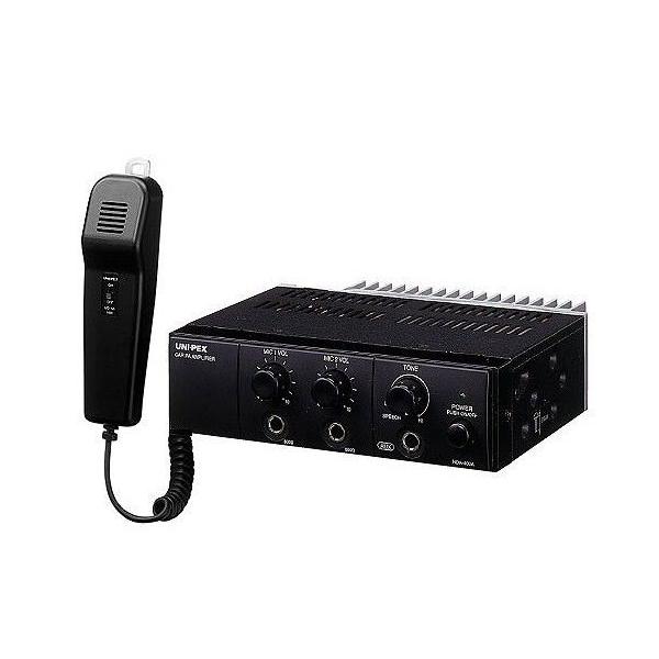 拡声器 ユニペックス 60W 車載アンプ NDA-602A 選挙は当店に