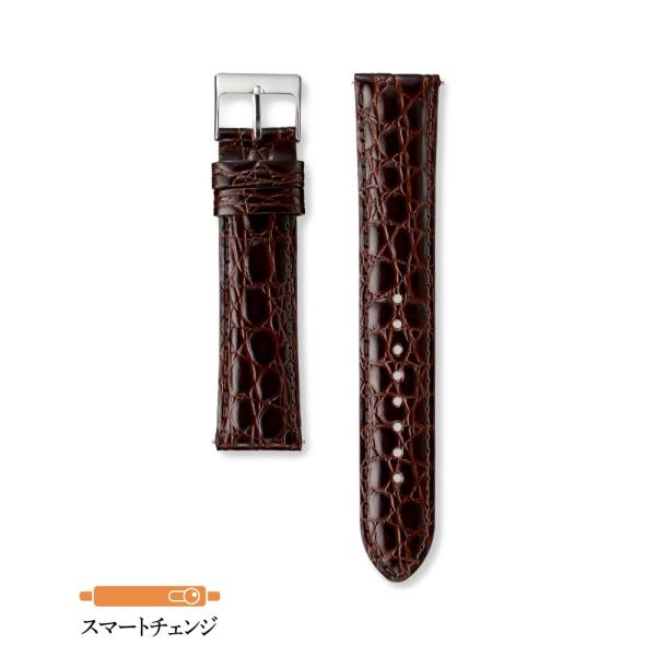 SEIKO（セイコー） バンド 腕時計 22mm RS09C22DBN 牛革ワニマルフ型押