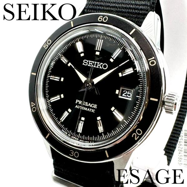 SEIKO PRESAGE SARY197 自動巻き時計 ブラック PRESAGE 新品正規品『SEIKO PRESAGE』セイコー プレザージュ