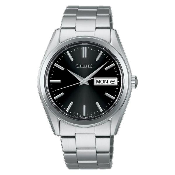 SEIKO SBTH011 セイコーセレクション Sシリーズ メンズ 腕時計 クオーツ ブラック文字板 曜日 日付表示 サファイアガラス 国内正規品 3年保証