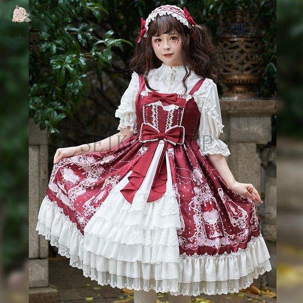 100 本物 ロリィタ Dream Doll ワンピース ロリータワンピース 新品 ひざ丈ワンピース Feonnaaherbals Com