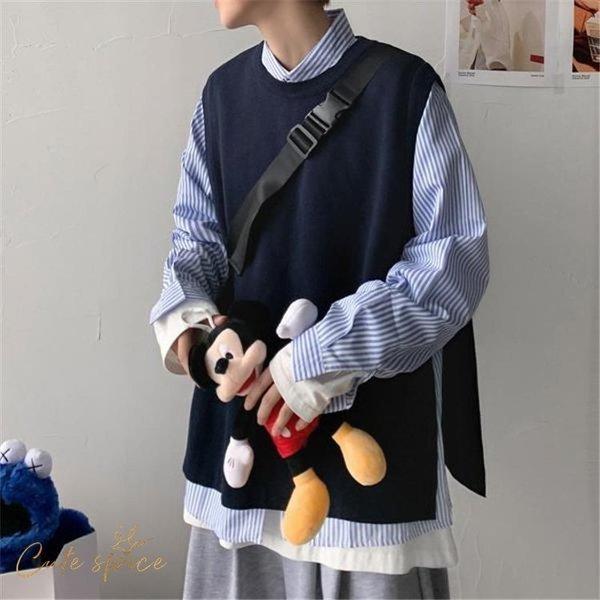 ニット メンズ ニットベスト トップス サマーニット クルーネック インナー メンズ Sei Ijwtoorkh5 星恒shop 2 通販 Yahoo ショッピング