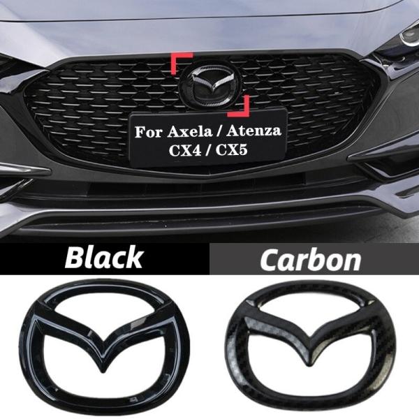 マツダアクセラ用アテンザ CX4 CX5 CX-5 リアテールエンブレム交換バッジ 1pc ABS フロント トランク ステッカー 新外装自動装飾