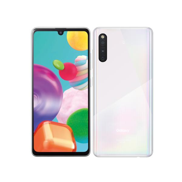 新品未使用 Galaxy A41 SCV48 ホワイト UQモバイル SIMフリ Galaxy セイモバイル☆SIMフリーUQ A41 SCV48 ホワイト 新品未使用品