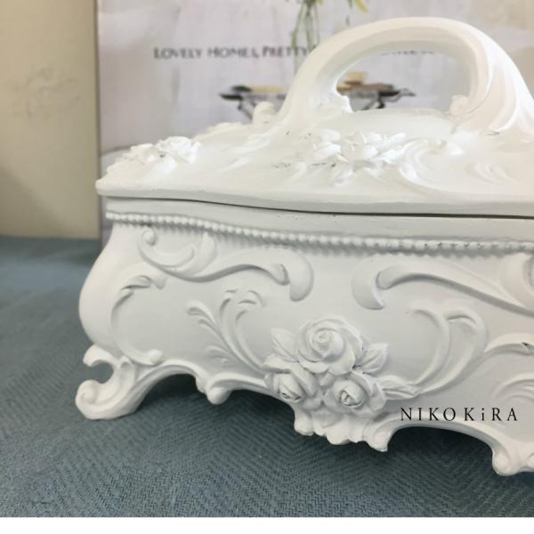 ジュエリー ボックス ケース 薔薇 期間限定お試し価格 ローズ アンティーク おしゃれ かわいい 収納 ネックレス 宝 リーフ 宝石箱 ビジュー モン 鍵 指輪 リング 時計