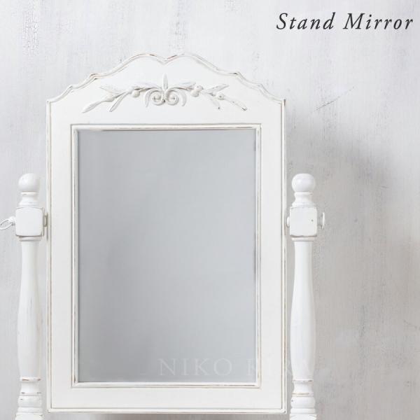卓上ミラー おしゃれ 鏡 ミラー かわいい 女子 スタンドミラー 化粧鏡 メイク 北欧 アンティーク ドレッサー フレンチ ホワイト 白 アイボリー Www Ramnurtextile Com