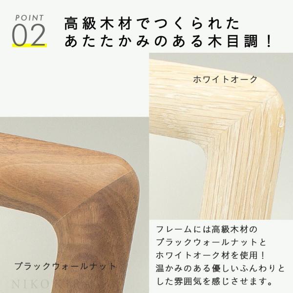 おしゃれ 鏡 ミラー 壁掛けミラー ウォールミラー 卓上ミラー 卓上鏡 メイク メイク鏡 化粧鏡 木目 木 洗面 コカダ トイレ 正規品 木製 スタンドミラー 玄関 茶