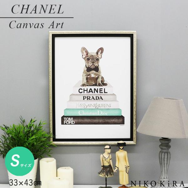 フレブル　アート　80×80 ドッグウィズパイナップル 80x80cm アート - アート・インテリア