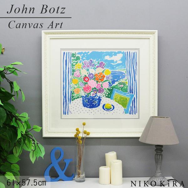 絵画・額縁・モチズキ モッチ モッチ・青い花Ⅱ・オブジェ・美術品・インテリア seiryu-shoten_you-jb28002-275540