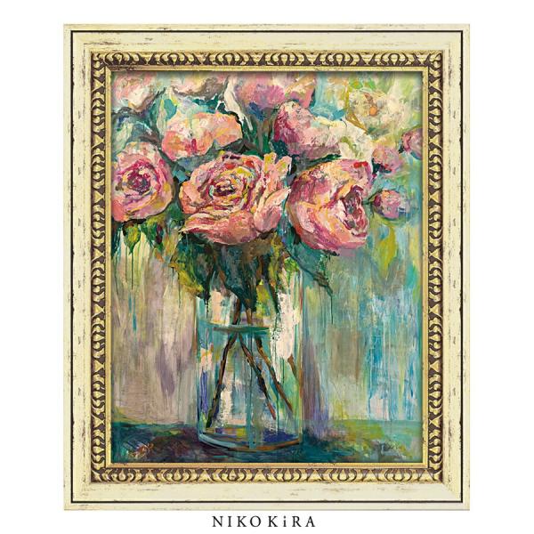 【一点物】手乗り絵画 Silent Nightインテリア 飾り オーロラ姫のIKEBANA 20×20×2.7cm 一輪挿し 花瓶 ディズニー