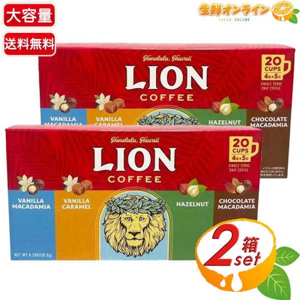LION COFFEE ≪20袋入×2箱セット≫【LION COFFEE】ライオンコーヒー