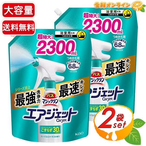 バスマジックリン ≪2300ml×2袋セット≫【花王】バスマジックリン エア