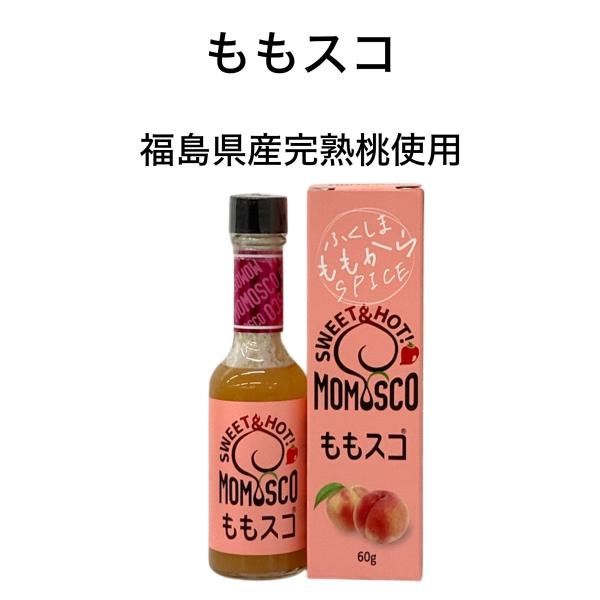 調味料 ももスコ 60ｇ 福島県産完熟桃使用 福島県産ハバネロ使用 お取り寄せグルメ 福島県産