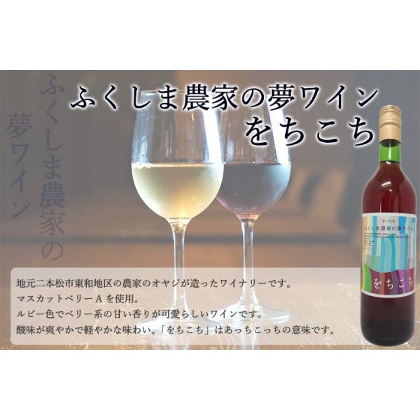 日本ワイン をちこち マスカットベーリーA 720ｍｌ 国産 ふくしま農家の夢ワイン