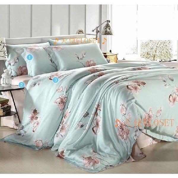 布団カバー 4点セット 天然シルク テンセル生地 最高級寝具 51