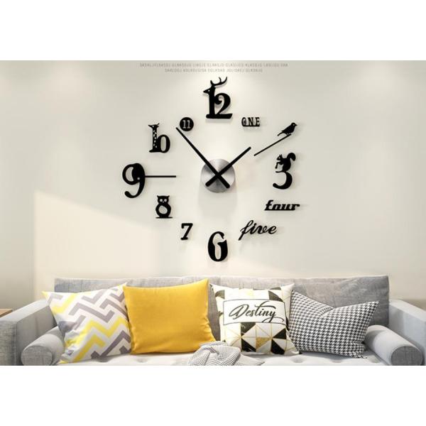 森鹿の壁掛け時計 掛け時計 かけ時計 おしゃれ 壁飾り 北欧 ウォール