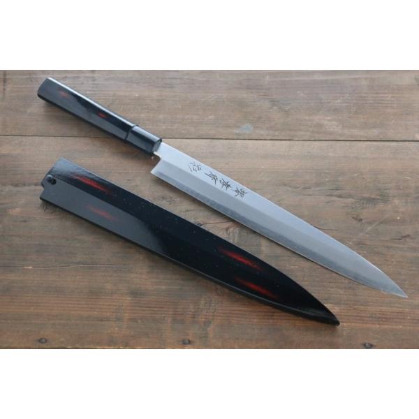 漆塗り柄 柳刃包丁