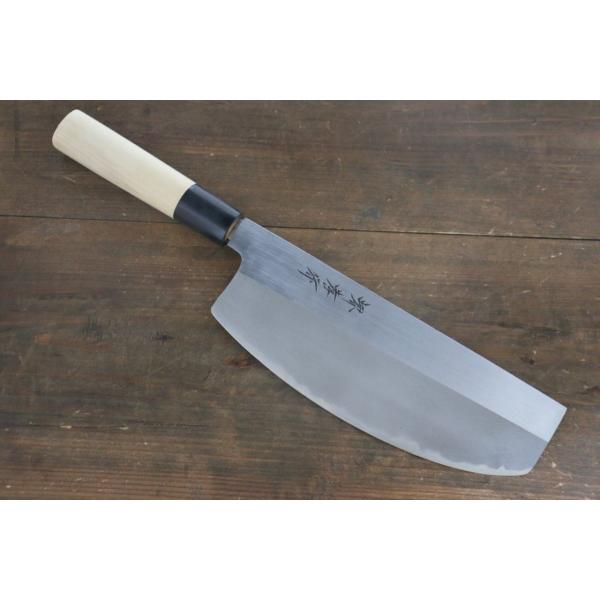 堺 孝行 霞研水牛柄 白鋼 寿司切り包丁 240mm : 清助刃物 - 通販