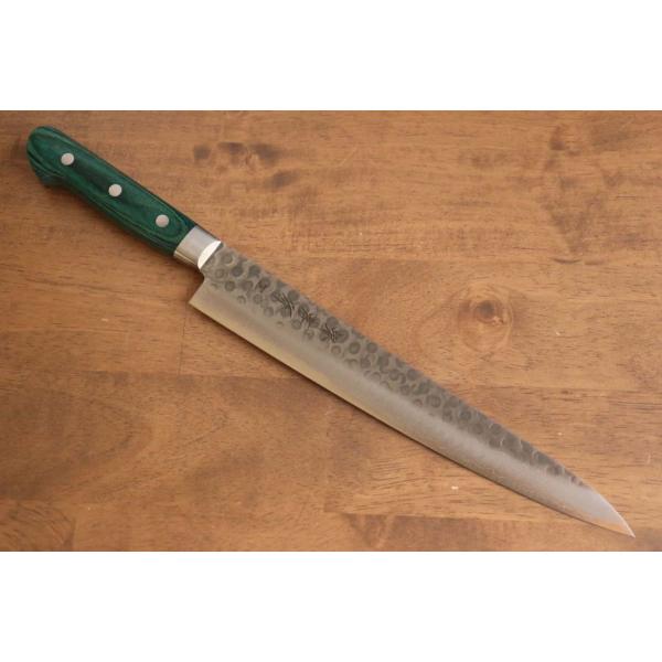 筋引包丁　清助刃物　刃渡245mm VG10 ダマスカス17層 筋引き 筋引包丁 清助刃物 刃渡245mm VG10 ダマスカス17層 筋引き