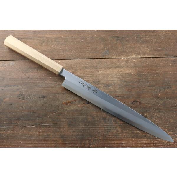 堺 孝行 なないろ INOX モリブデン鋼 柳刃包丁 和包丁 270mm ABS樹脂(金パール)柄