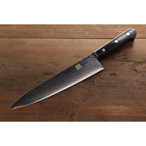 在庫処分特価　伊勢屋　牛刀　包丁　210mm V金10号　ダマスカス 伊勢屋 V金10号 ダマスカス 牛刀包丁 和包丁 210mm : 清助刃物 - 通販