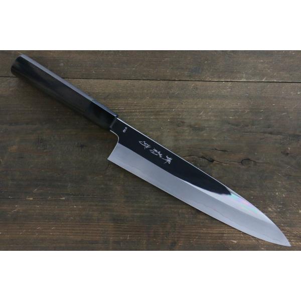 本焼 V金10号 牛刀 245mm 包丁 鏡面 黒檀八角柄 堺 菊守 V金10号 鏡面仕上げ 牛刀包丁 240mm 黒檀柄 : 清助刃物 - 通販