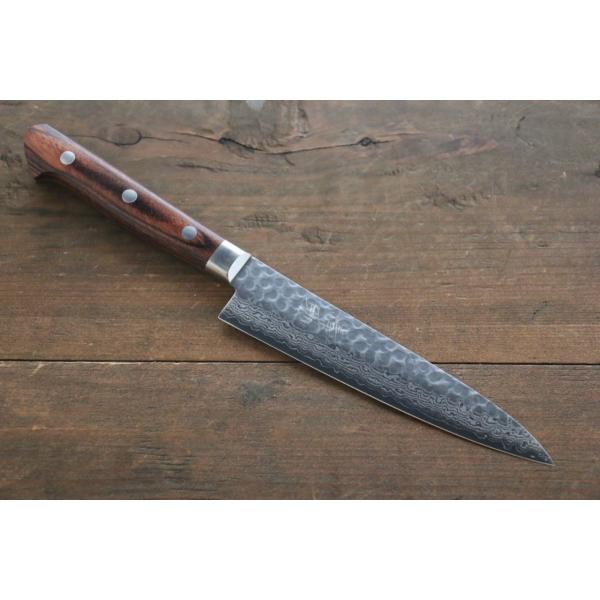関の刃物 ペティナイフ 135mm V金10号17層ダマスカス 鎚目 関の刃物 ペティナイフ 135mm V金10号17層ダマスカス 鎚目の通販