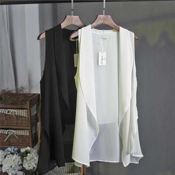 シフォン ジレベスト 細身 レイヤードスタイル サマー 薄手 シースルー ロング丈ベスト チョッキ ベスト レディース無地 夏ノースリーブ トップス Buyee Buyee Japanese Proxy Service Buy From Japan Bot Online