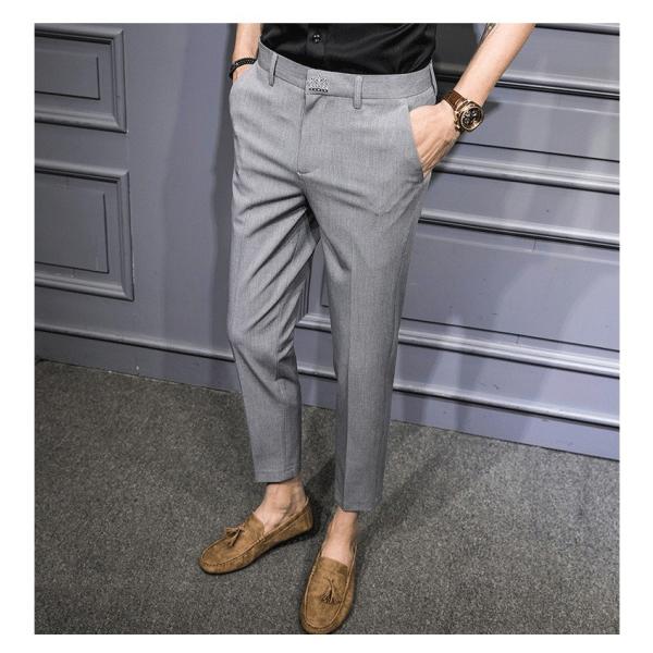 おしゃれ かっこいい スーツパンツ スラックス ビジネスパンツ シンプル フォーマル 九分丈 メンズ ボトムス 無地 細身 通勤 春夏 ストレートパンツ Buyee Servis Zakupok Tretim Licom Buyee Pokupajte Iz Yaponii