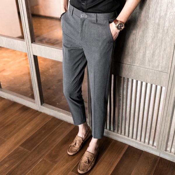 おしゃれ かっこいい スーツパンツ スラックス ビジネスパンツ シンプル フォーマル 九分丈 メンズ ボトムス 無地 細身 通勤 春夏 ストレートパンツ Buyee Servis Zakupok Tretim Licom Buyee Pokupajte Iz Yaponii