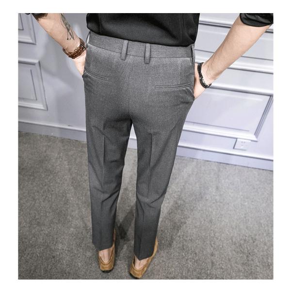 おしゃれ かっこいい スーツパンツ スラックス ビジネスパンツ シンプル フォーマル 九分丈 メンズ ボトムス 無地 細身 通勤 春夏 ストレートパンツ Buyee Servis Zakupok Tretim Licom Buyee Pokupajte Iz Yaponii