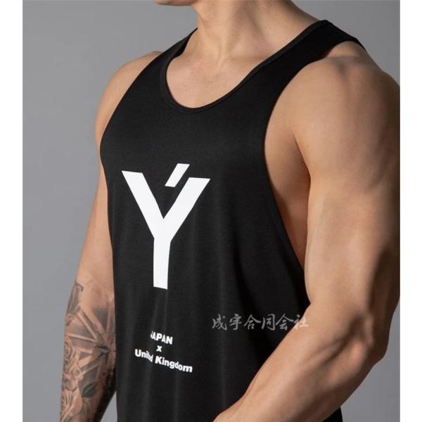 新作 メンズ Tシャツ ノースリーブトップス タンクトップ スポーツウエア トレーニング フィットネスウエア カジュアル 吸汗速乾