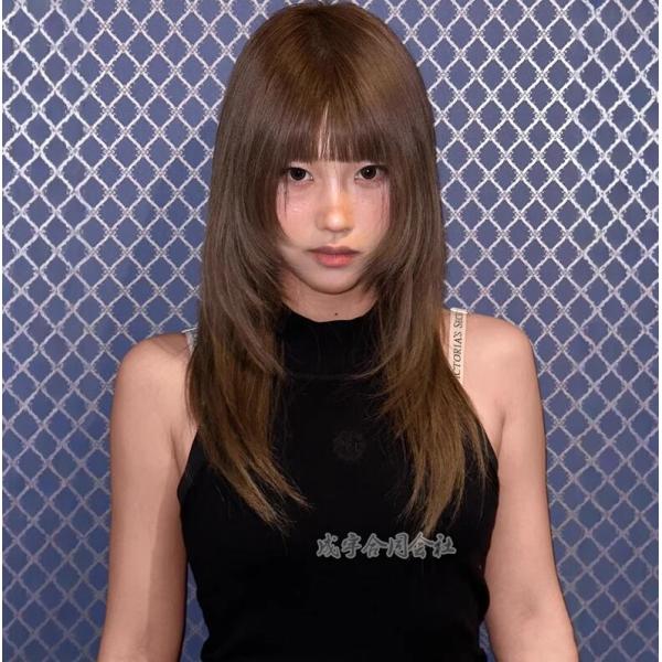 ウィッグ レディース フルウィッグ ミディアム ぱっつん前髪 前髪あり 可愛い 大人用 コスプレ ロリータ ゴスロリ コスチューム 原宿風 仮装 超自然 かつら