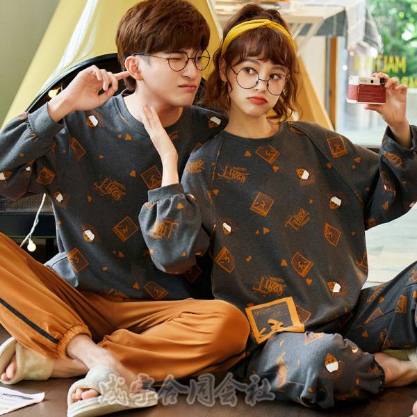 ルームウェア パジャマ レディース 秋冬 カップルペアルック 長袖 上下セット クルーネック ロングパンツ ゆったり 韓国風 寝巻き 部屋着 ペアルック お揃い Buyee Buyee 일본 통신 판매 상품 옥션의 대리 입찰 대리 구매 서비스