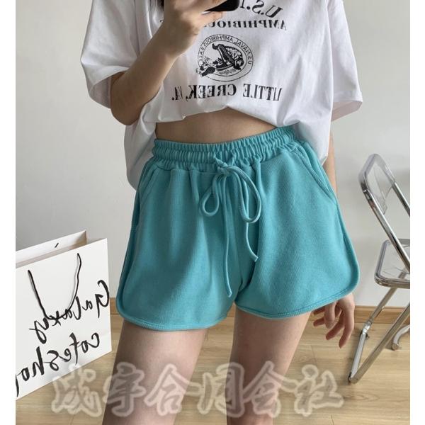 Ramiter ショートパンツ レディース ショーパン ジャージ 短パン スポーツ 涼感ワイドパンツ 美脚 純色 着痩 女の子 ヨガ ランニングパンツ 無地 大きいサイズ 部屋着 ランニング トレーニング 可愛い