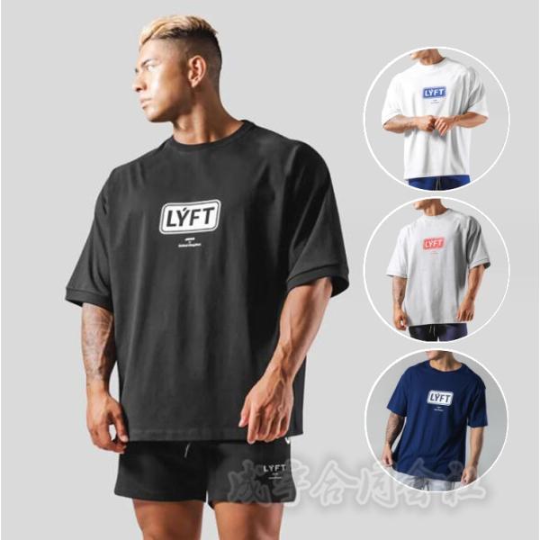 全6色 スウェットTシャツ メンズ トップス 半袖 フィットネスウエア スポーツトップス ゆったり ランニング トレーニングウェア ジム 運動 筋トレ 吸汗速乾