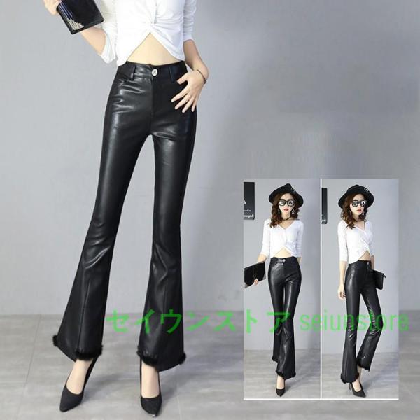 新品！　icb フェイクレザードロストパンツ　サイズ6 新品！ icb フェイクレザードロストパンツ サイズ6