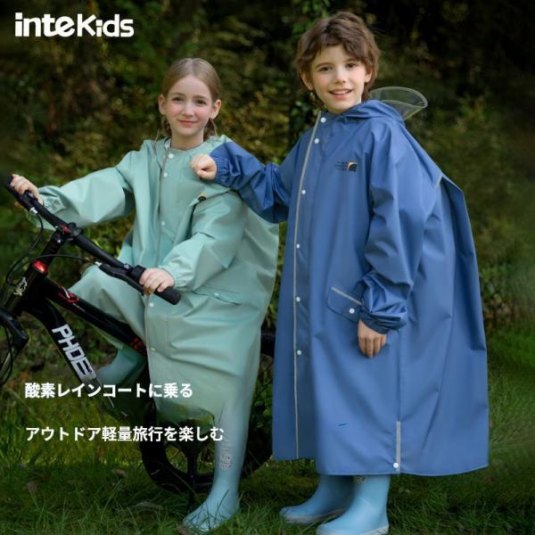 子供用レインコート キッズ ランドセルの上から 着られる レインコート 雨合羽 カッパ 雨具 レインウェア 雨の日 男の子 女の子 無地 単色 小学校