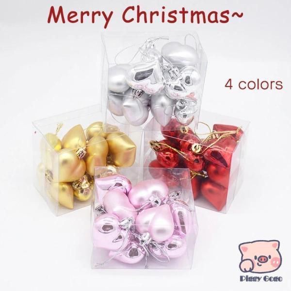 クリスマスツリー 飾り オーナメント ハート   北欧 クリスマス雑貨 可愛い おしゃれ かわいい プレゼント パーティー 部屋 インテリア 幼稚園