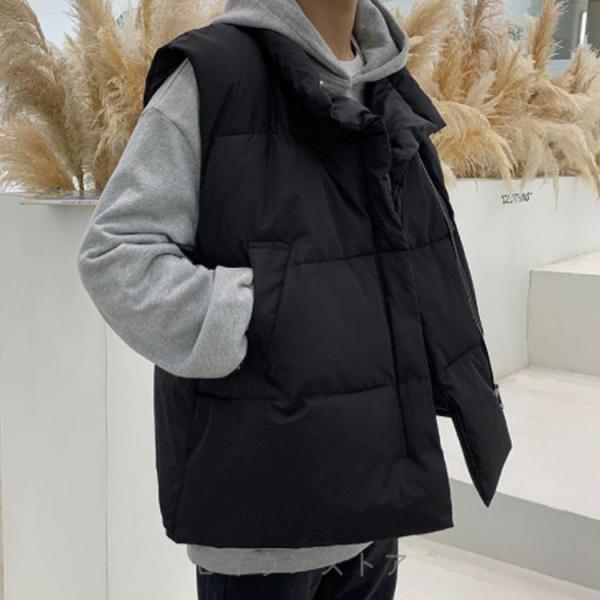 ダウンベスト メンズ ライト トレンド 軽量 カップル 中綿 ダウン