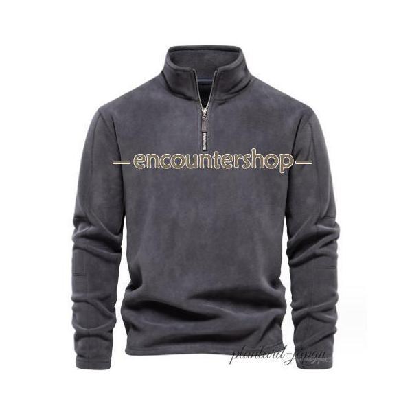 ゴルフウェア メンズ 暖か ゴルフセーター メンズ トレーナー ハーフ