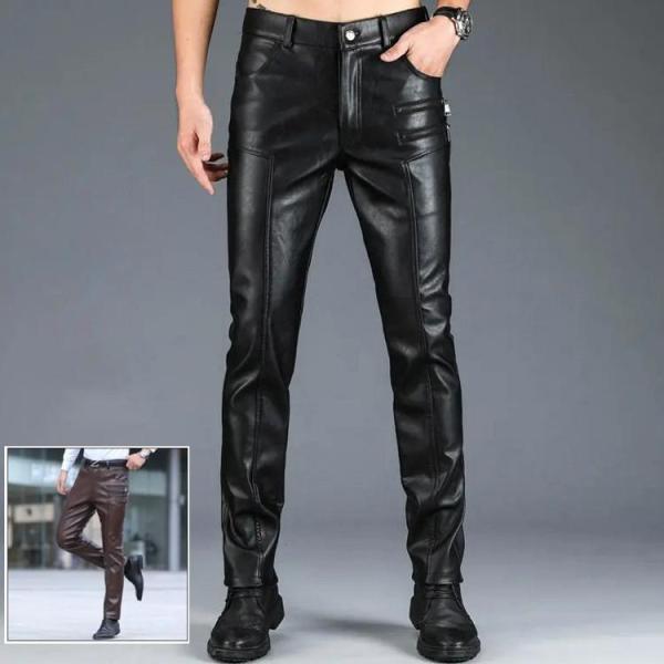 羊革 メンズ革パン　春秋冬　レザーパンツ　バイクパンツ　ロングパンツ　スリム　スキニー モーターパンツ ライダース 羊革 メンズ革パン 春秋冬 レザーパンツ バイクパンツ ロングパンツ