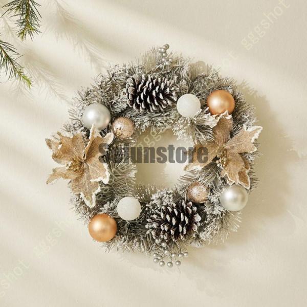 来年も楽しめる★クリスマスリース 早割 ☆毎年飾れるクリスマスリース☆Lトナカイクリスマスリース