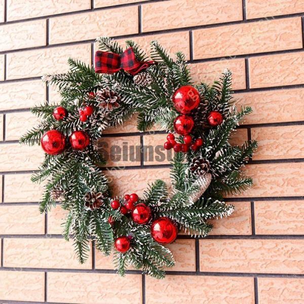 クリスマスリース クリスマス花輪 豪華 松ぼっくり 松かさ