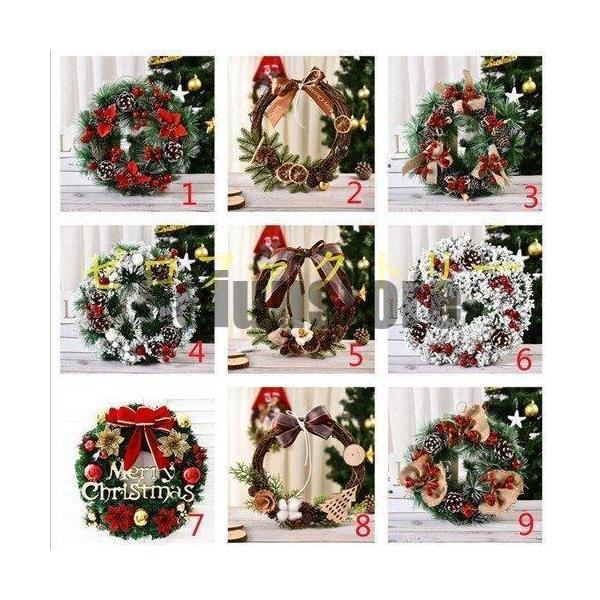 クリスマスリース クリスマス飾り 可愛い 冬 壁掛け クリスマス オーナメント クリスマスツリー装飾 部屋 玄関 飾り 華やか デコレーション オーナメント クリスマス用品 ガーランド バラ 人工造花 飾り デラックスリース 北欧風【サイズ...