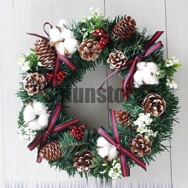 クリスマスリース　クリスマス☆☆☆飾り クリスマスリースクリスマススワッグ大きいオーナメント