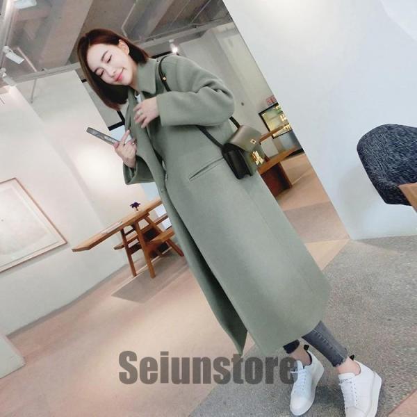 チェスターコート レディース トレンチコート ロングコート 厚手