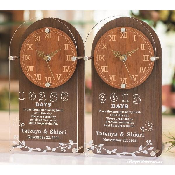 花時計　掛け時計　置き時計　結婚のプレゼント ウエディングギフト　両親贈呈用 花時計 壁掛け ギフト おしゃれ プレゼント 結婚のプレゼント
