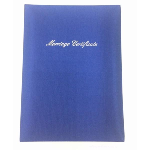 結婚証明書）結婚誓約書紺シャンタン : ワイハウス - 通販 - Yahoo